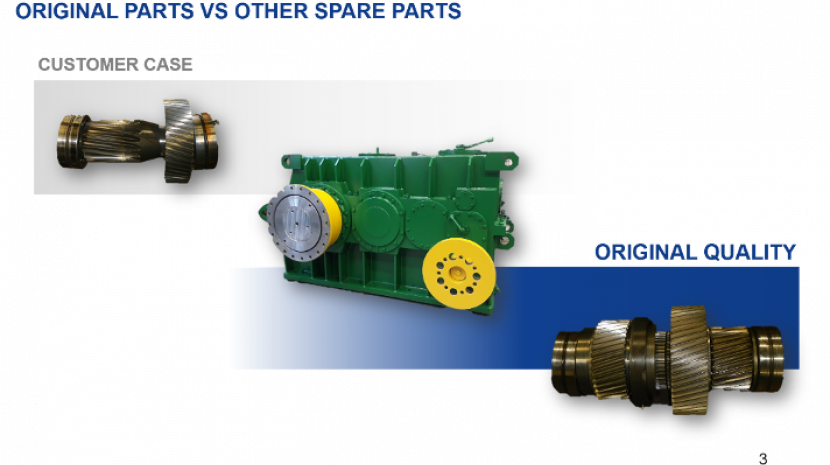 Original parts vs other spare parts